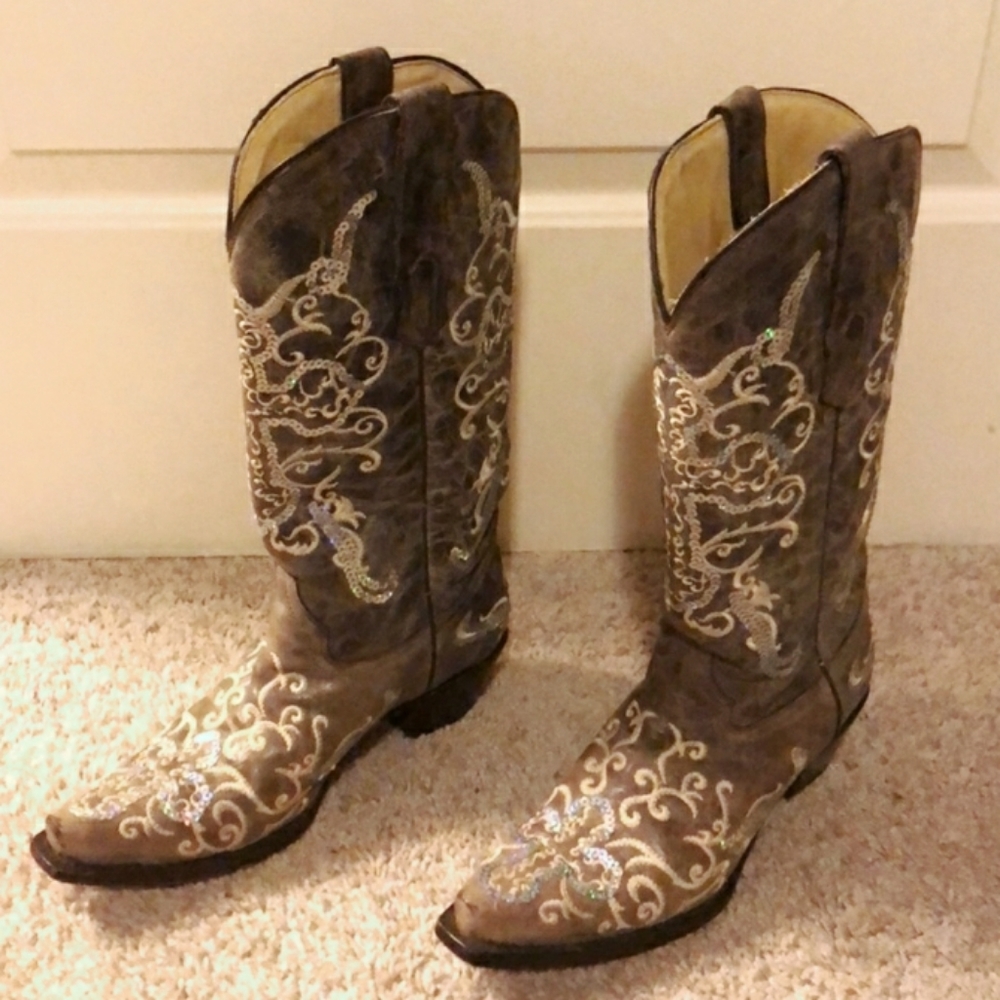 Corral sequined boots
